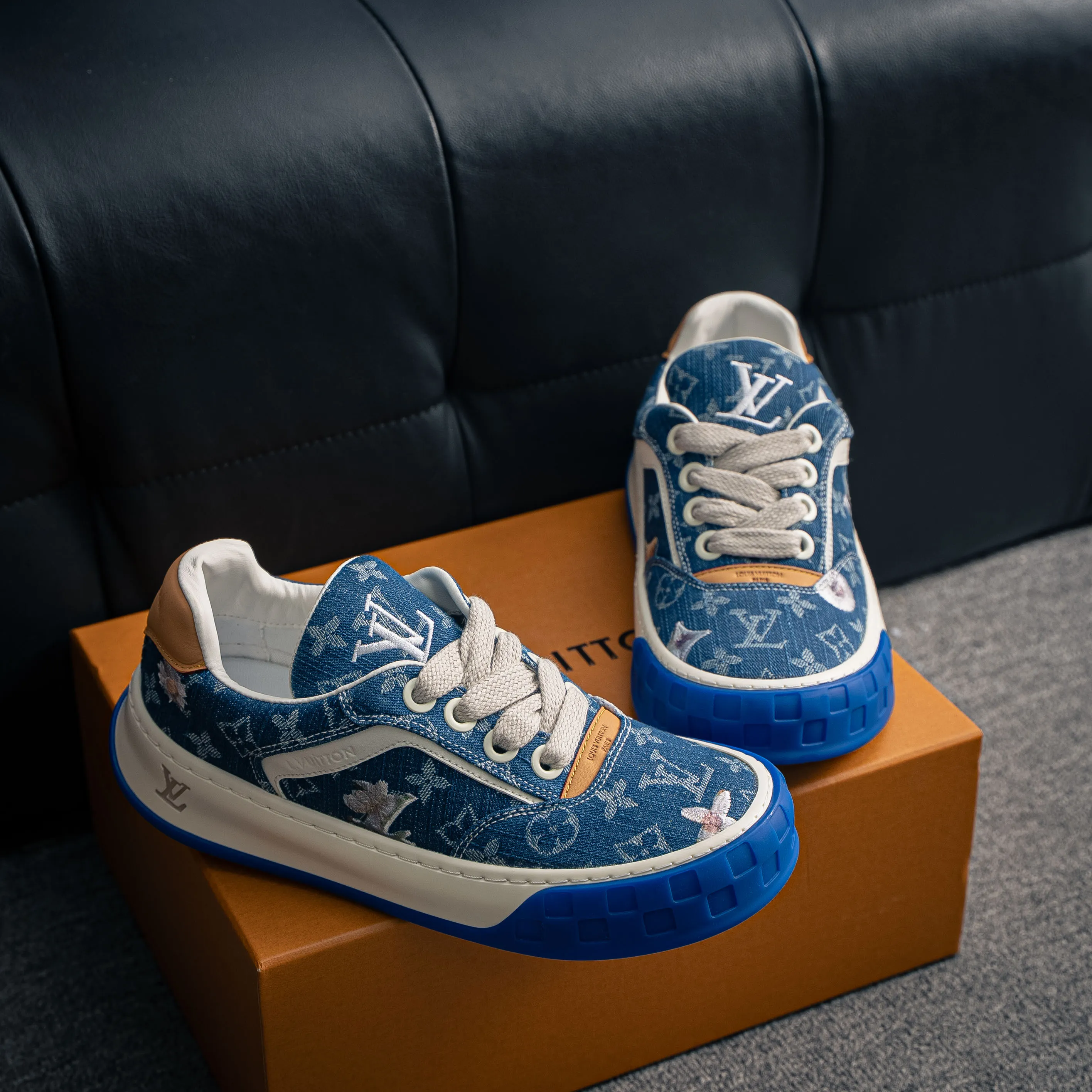 # Premium -- LOUIS VUITTON Tilted Series｜2026 LV Tilted Low Sneakers Series Low-Top Retro